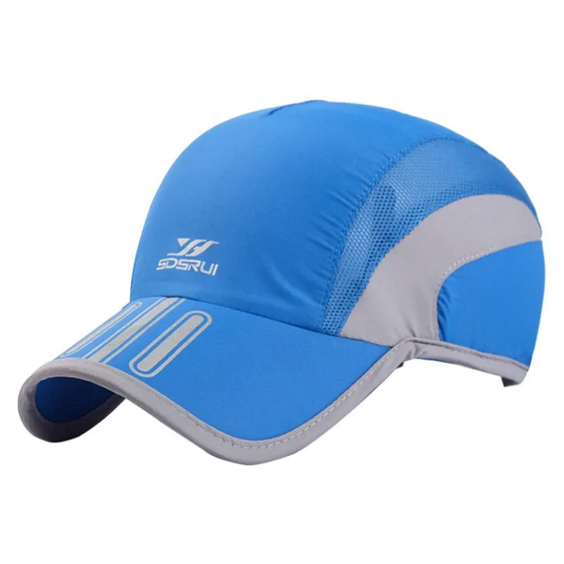 2018 Outdoor Men Sports Cap Quick Dry Baseball Hat Breathable Mesh Cap