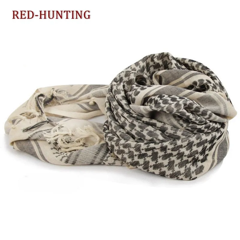 2022 New Military Scarf Military Camping Army Tactics Scarf Windproof Dustproof Outdoor Sport Scarf Cotton Wargame Scarves