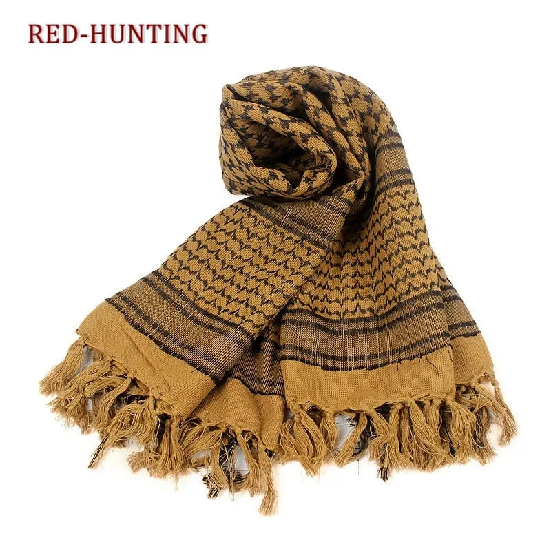 2022 New Military Scarf Military Camping Army Tactics Scarf Windproof Dustproof Outdoor Sport Scarf Cotton Wargame Scarves