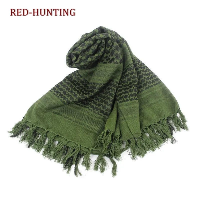 2022 New Military Scarf Military Camping Army Tactics Scarf Windproof Dustproof Outdoor Sport Scarf Cotton Wargame Scarves