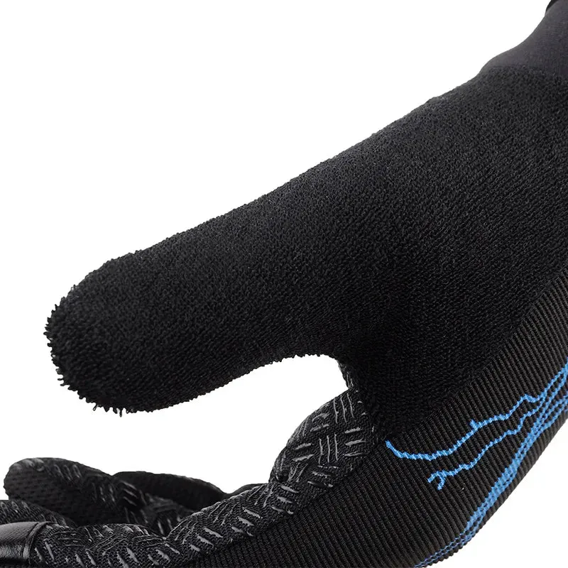 Anti-slip cycling men's long finger gloves all finger mountaineering gloves anti-slip absorbent breathable quick drying thin pri