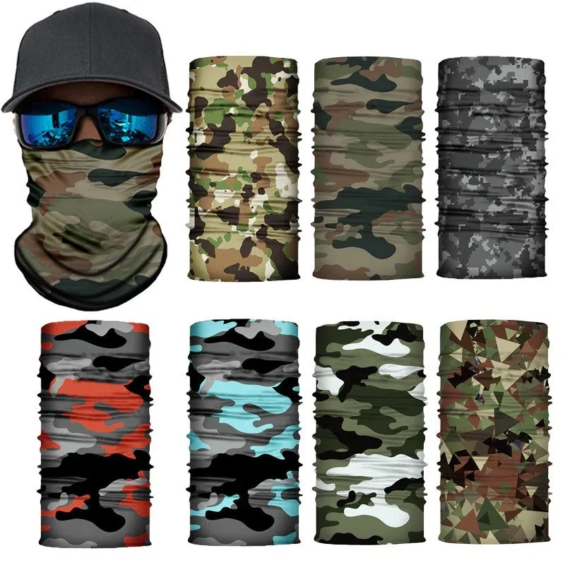 Camping Neck Gaiter Seamless Bandana Face Mask