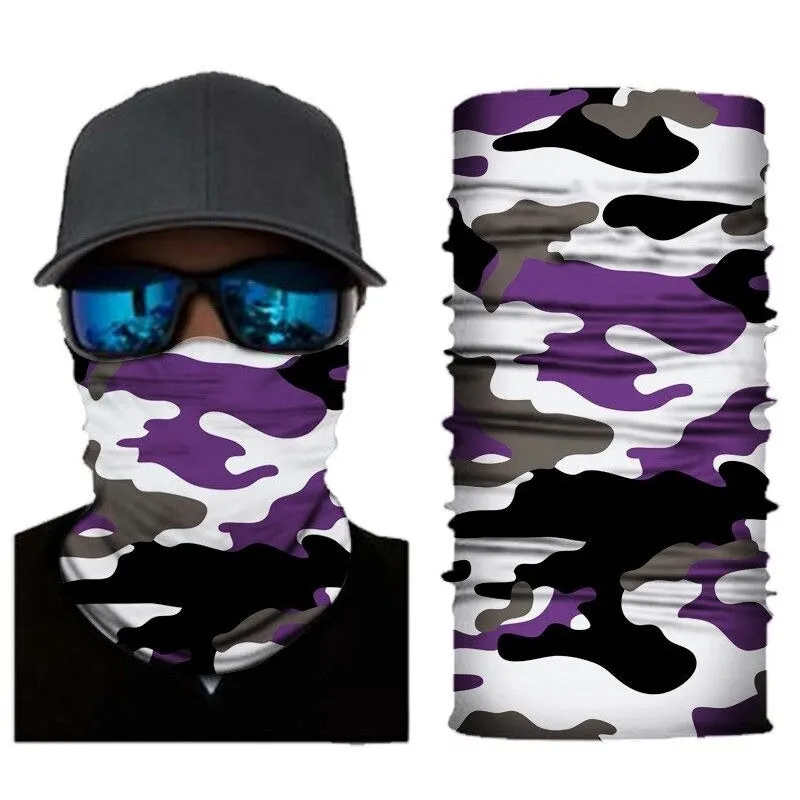 Camping Neck Gaiter Seamless Bandana Face Mask