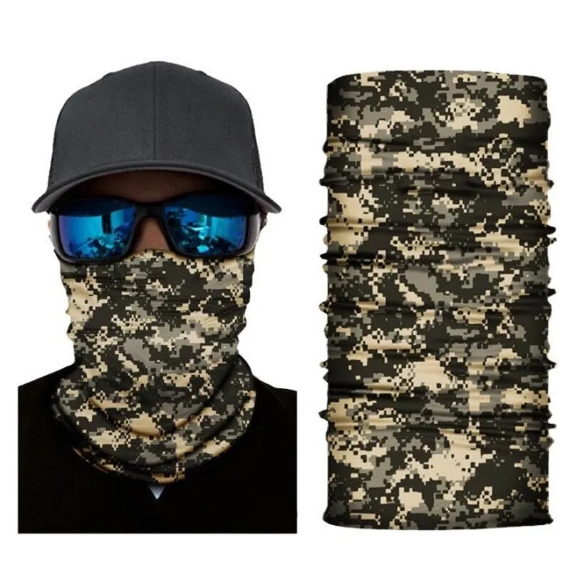 Camping Neck Gaiter Seamless Bandana Face Mask