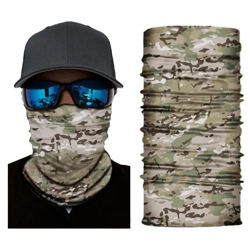 Camping Neck Gaiter Seamless Bandana Face Mask