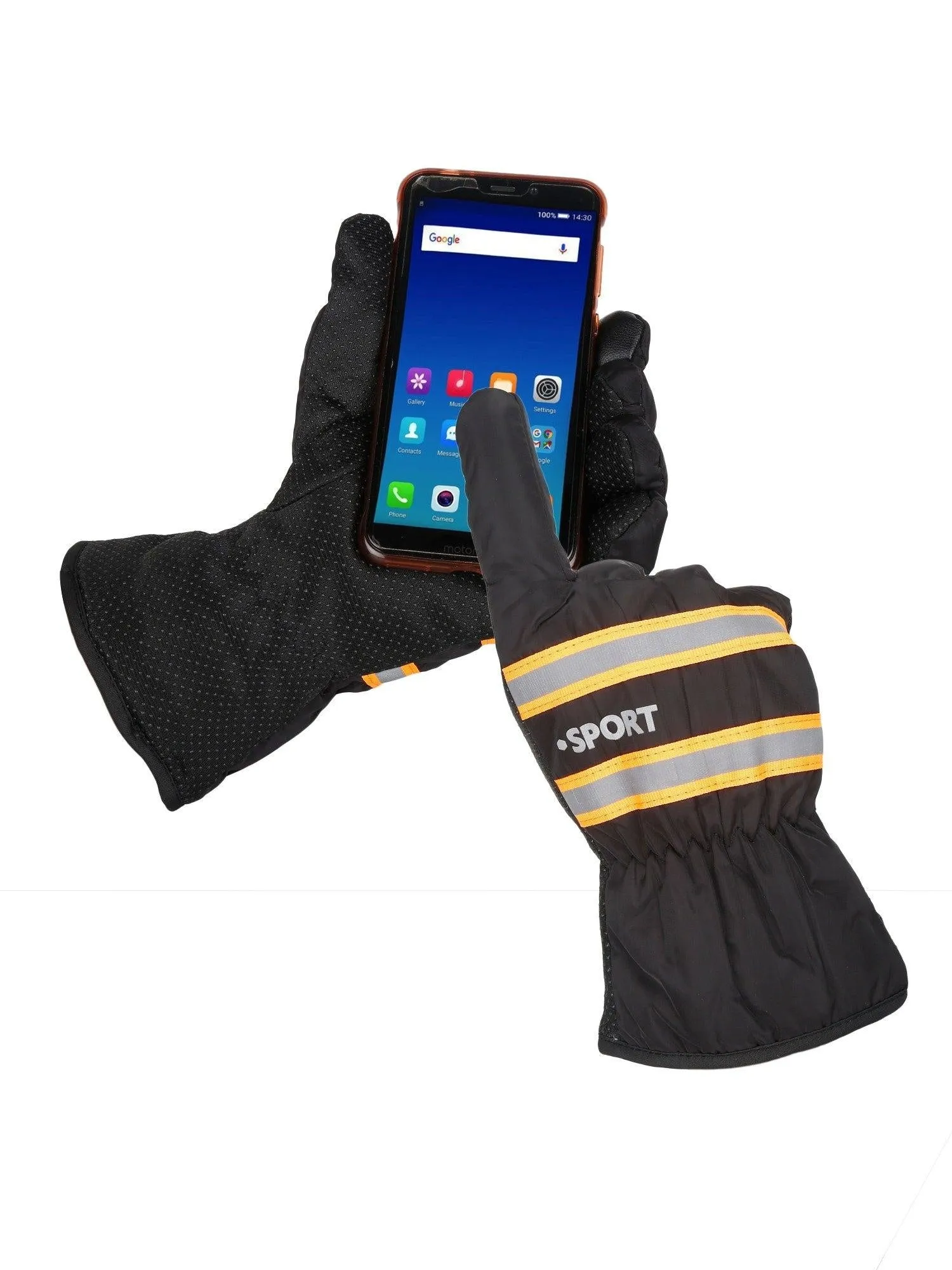 FabSeasons Unisex Winter Gloves with Night Reflector