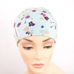 Helen Bald Beanie Hat in Aqua