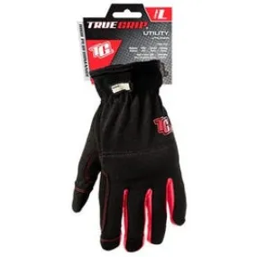 High-Performance Work Gloves, Black & Red, Large