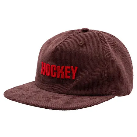 Hockey Corduroy Snap-Back Hat