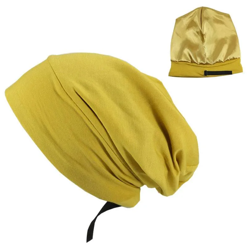 Hood Hats, Autumn Adjustable Satin Lined Hood Hats