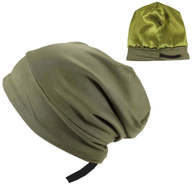 Hood Hats, Autumn Adjustable Satin Lined Hood Hats