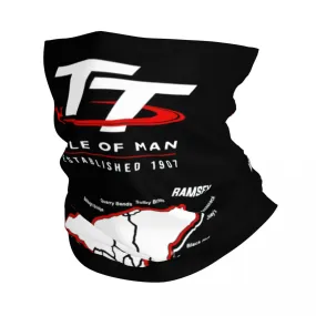 Isle Of Man TT Motorcycle Bandana Neck Gaiter