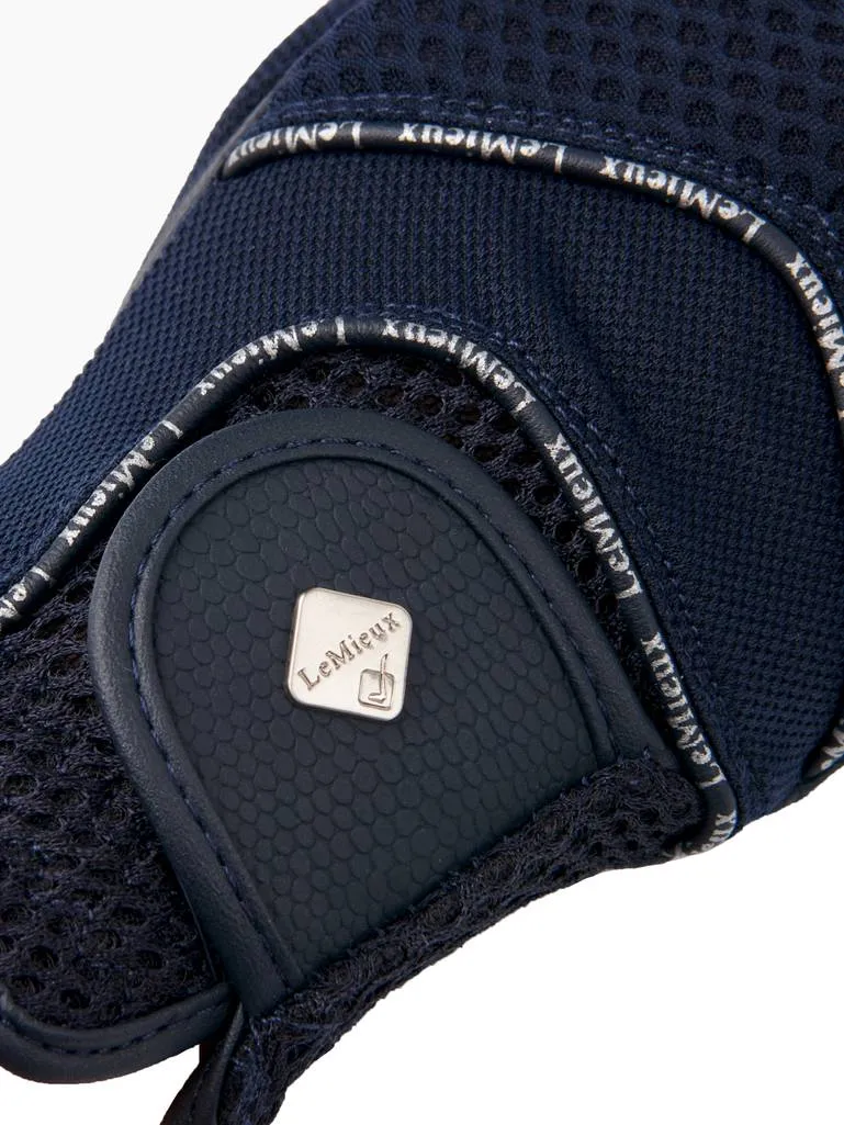 LeMieux 3D Mesh Riding Gloves Navy