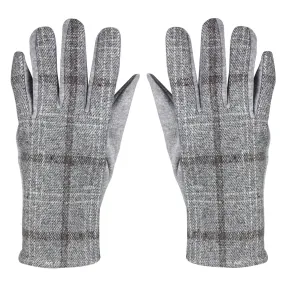 Men's Winter Gloves In Light Grey