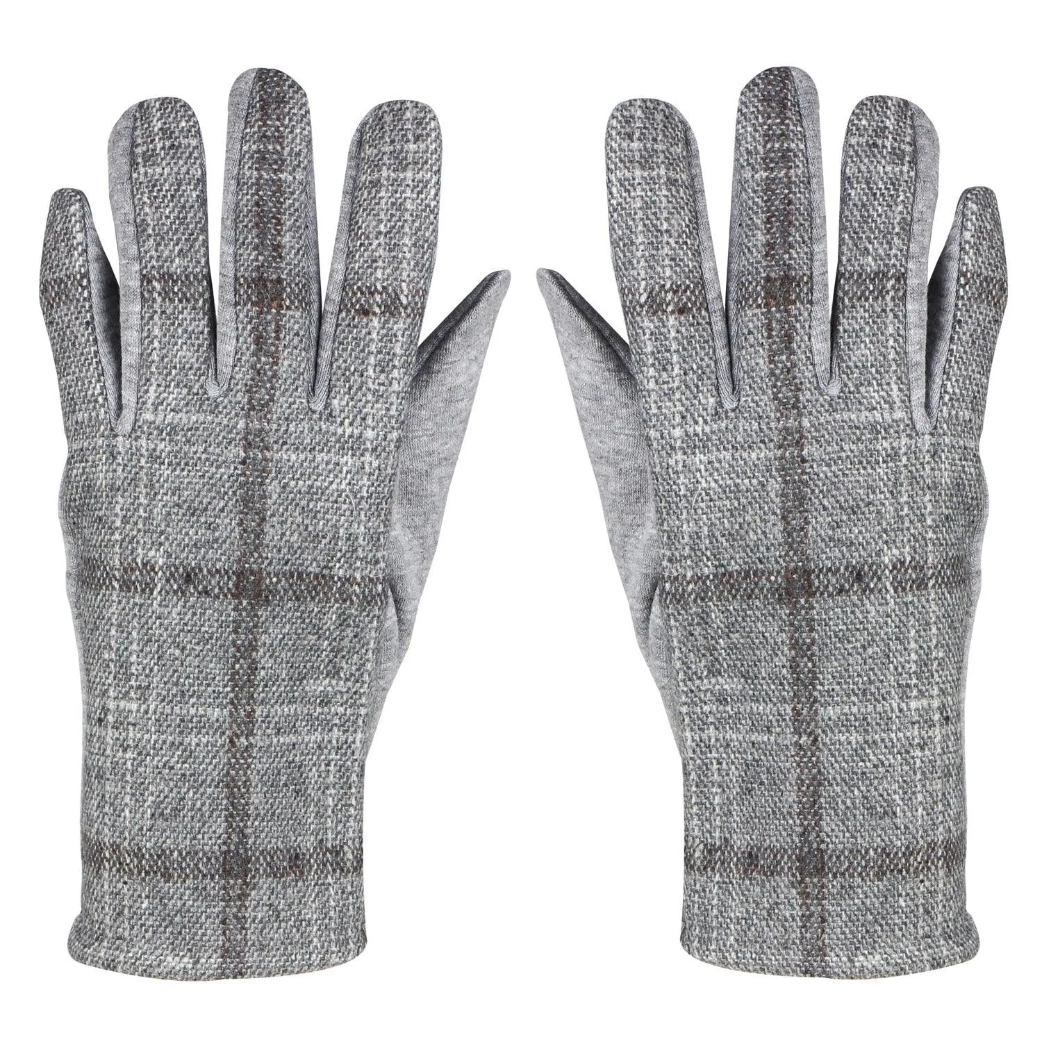 Men's Winter Gloves In Light Grey