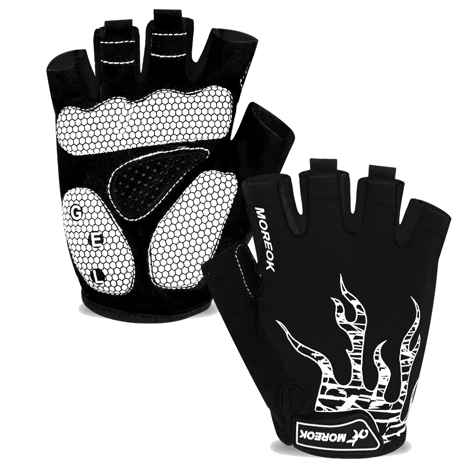 MOREOK Half Finger Bicycle Gloves