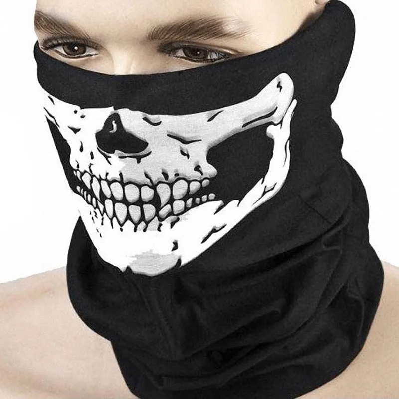 Motorcycle SKULL Ghost Rock Style Face Windproof Mask / Outdoor Ski Caps Bicyle Balaclavas Scarf