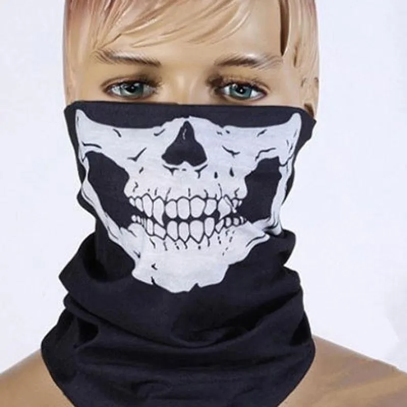 Motorcycle SKULL Ghost Rock Style Face Windproof Mask / Outdoor Ski Caps Bicyle Balaclavas Scarf