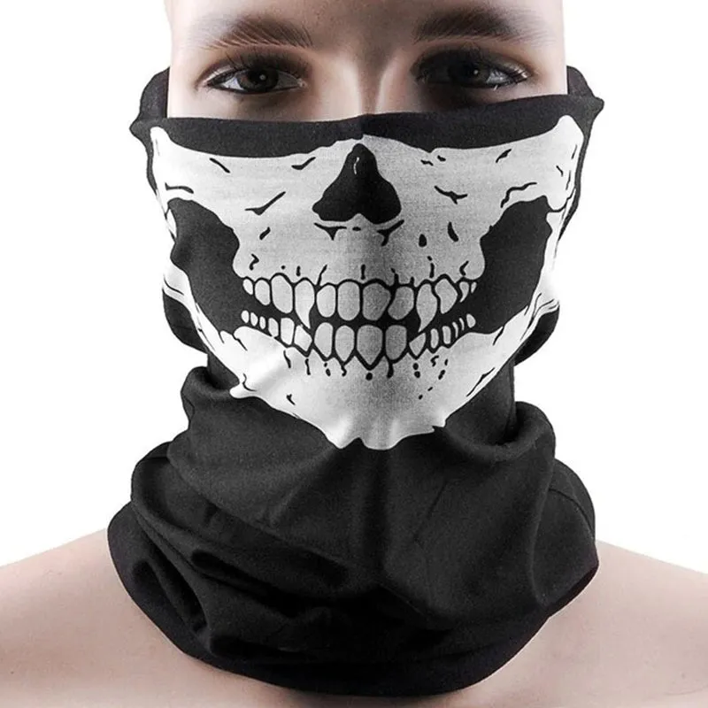 Motorcycle SKULL Ghost Rock Style Face Windproof Mask / Outdoor Ski Caps Bicyle Balaclavas Scarf