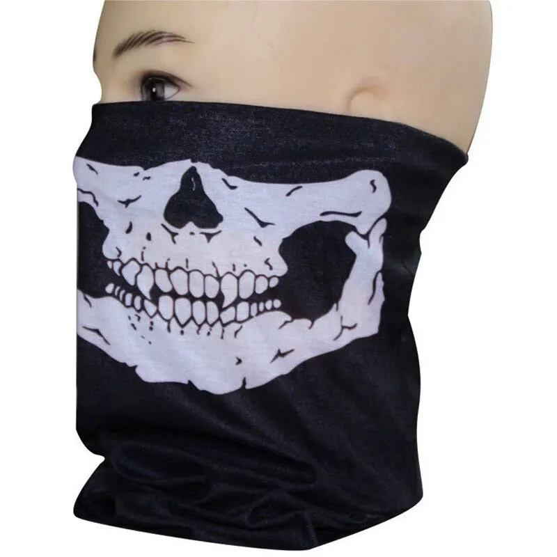 Motorcycle SKULL Ghost Rock Style Face Windproof Mask / Outdoor Ski Caps Bicyle Balaclavas Scarf