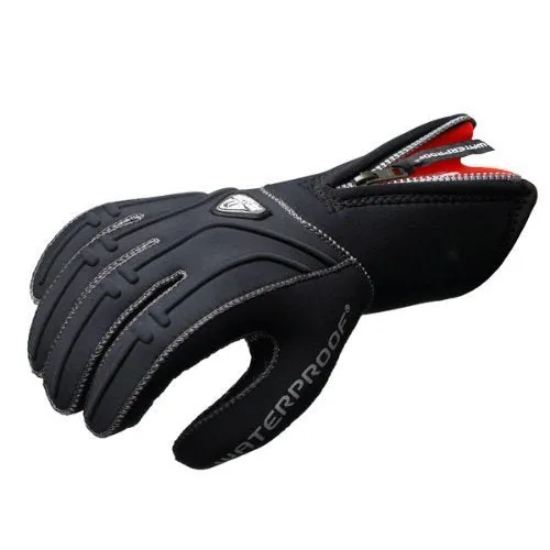 New Tusa Waterproof 5mm 5-Finger Stretch Neoprene Gloves (2X-Large) with GlideSkin Interior and a Long Zipper for easy Donning