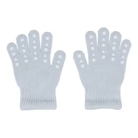 Non-Slip Grip Gloves for Babies and Toddlers - organic cotton - Sky Blue