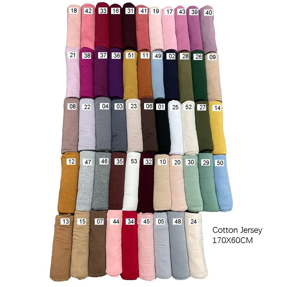 Premium Quality Soft Stretchy Jersey Hijab for Comfort and Style