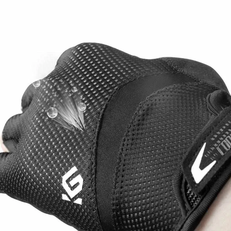 Shockproof Breathable Half Finger Bike Gloves - Anti-sweat Anti-slip Bicycle Gloves