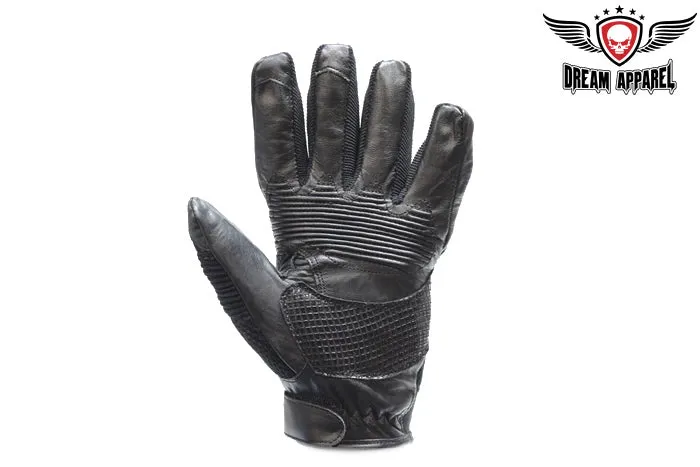 Top Quality Premium Leather Motorcycle Gloves With Double Knuckle