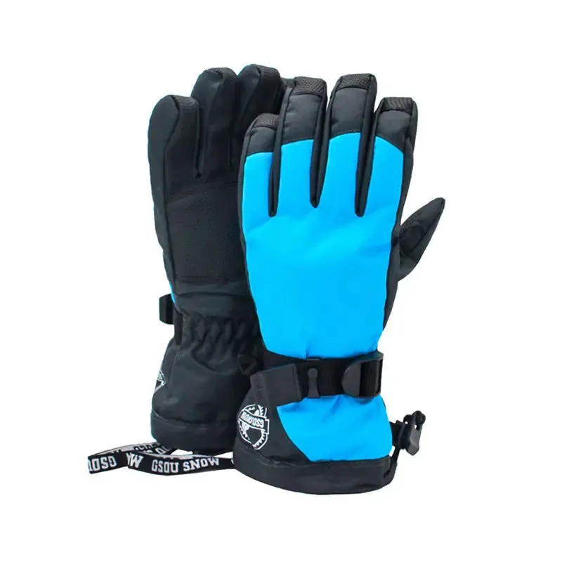 Unisex Ski Snowboard Mittens Waterproof Anti-slip